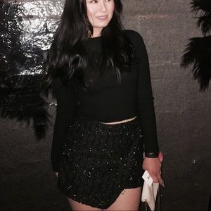 ZARA Black sparkly skirt